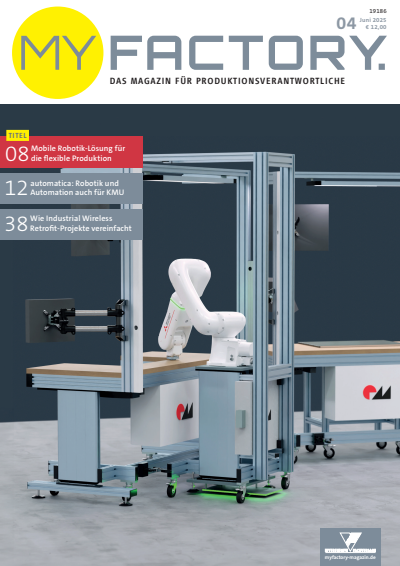Cover der Ausgabe: MY FACTORY Jahrgang 66 (2025), Heft 04