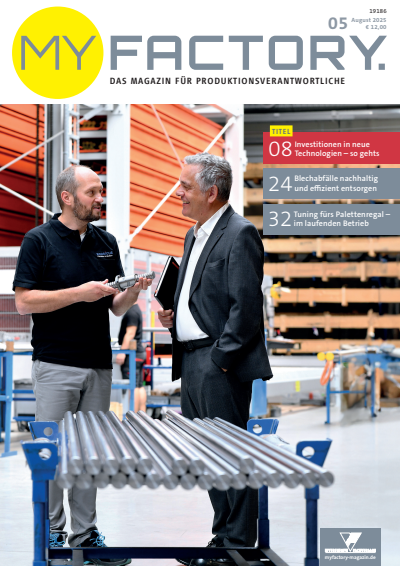Cover der Ausgabe: MY FACTORY Jahrgang 66 (2025), Heft 05-+-UWT
