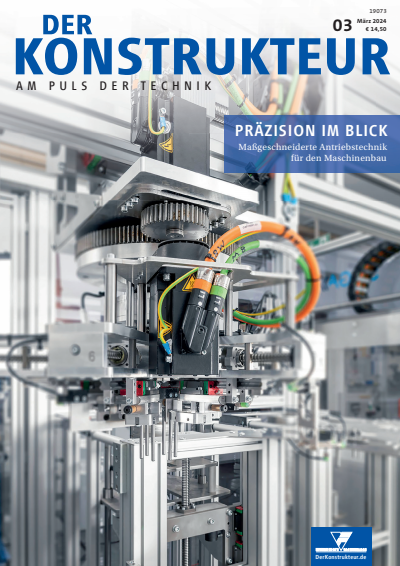 Cover der Ausgabe: DER KONSTRUKTEUR Jahrgang 55 (2024), Heft 03