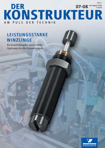 Cover der Ausgabe: DER KONSTRUKTEUR Jahrgang 55 (2024), Heft 07-08