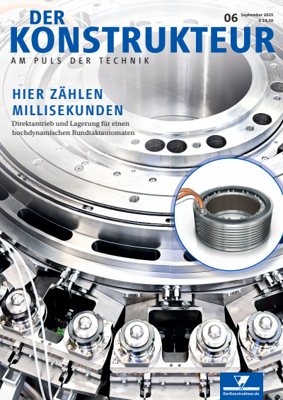 Cover der Ausgabe: DER KONSTRUKTEUR Jahrgang 56 (2025), Heft 6+MUH