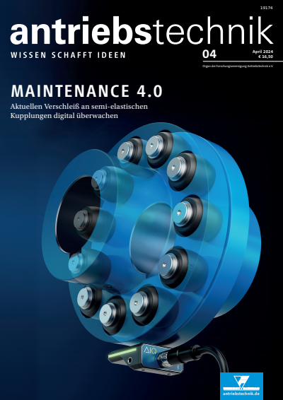 Cover der Ausgabe: antriebstechnik Jahrgang 63 (2024), Heft 04