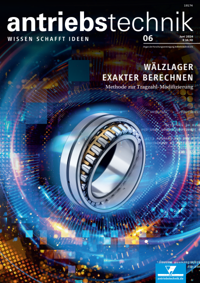 Cover der Ausgabe: antriebstechnik Jahrgang 63 (2024), Heft 06