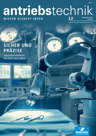 Cover der Ausgabe: antriebstechnik Jahrgang 63 (2024), Heft 12