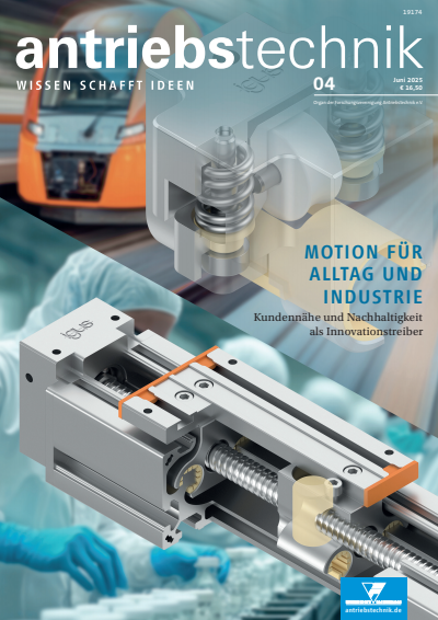 Cover der Ausgabe: antriebstechnik Jahrgang 64 (2025), Heft 04
