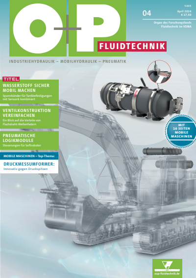 Cover der Ausgabe: O+P Fluidtechnik Jahrgang 68 (2024), Heft 4