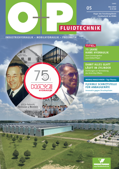 Cover der Ausgabe: O+P Fluidtechnik Jahrgang 68 (2024), Heft 5