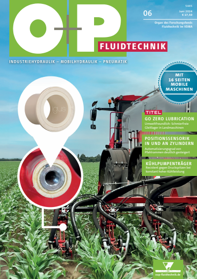 Cover der Ausgabe: O+P Fluidtechnik Jahrgang 68 (2024), Heft 6