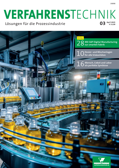 Cover der Ausgabe: Verfahrenstechnik Jahrgang 59 (2025), Heft 03
