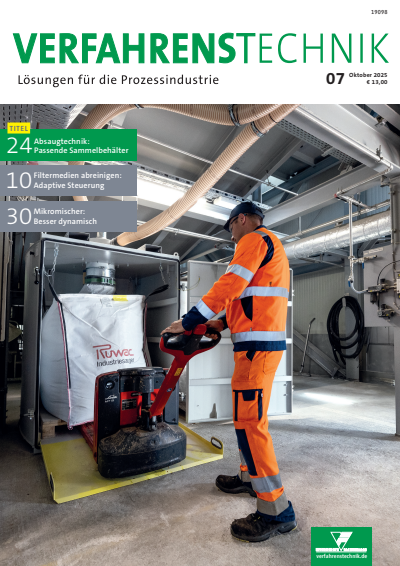 Cover der Ausgabe: Verfahrenstechnik Jahrgang 59 (2025), Heft 07