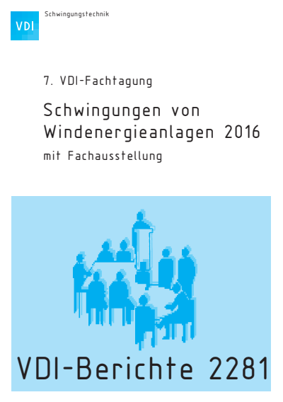 Cover des Buchs: Schwingungen von Windenergieanlagen 2016
