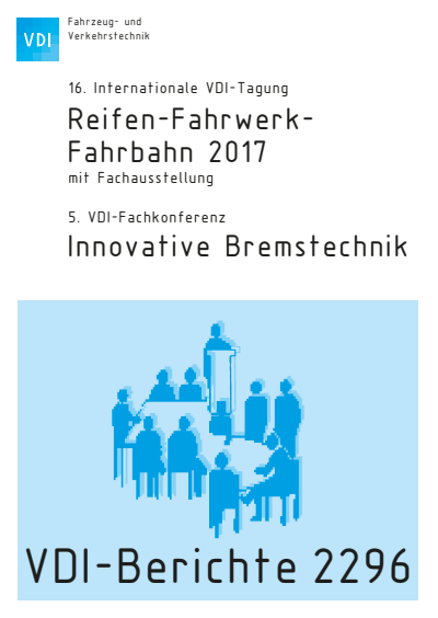 Cover des Buchs: 16. Internationale VDI-Tagung Reifen-Fahrwerk-Fahrbahn 2017