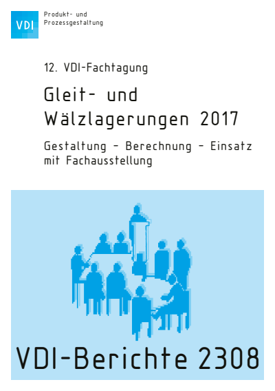 Cover des Buchs: Gleit- und Wälzlagerungen 2017