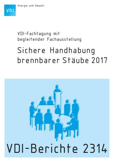 Cover des Buchs: Sichere Handhabung brennbarer Stäube 2017