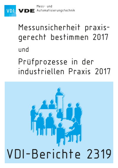 Cover des Buchs: Messunsicherheit praxisgerecht bestimmen 2017 und Prüfprozesse in der industriellen Praxis 2017