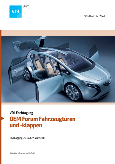 Cover des Buchs: OEM Fahrzeugtüren und -klappen 2019