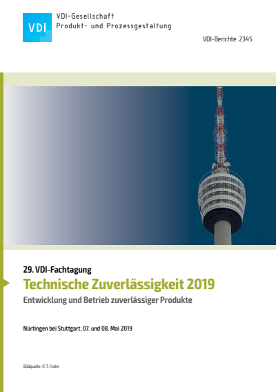 Cover des Buchs: Technische Zuverlässigkeit 2019