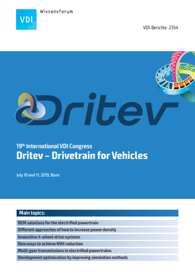 Cover des Buchs: Dritev – Drivetrain For Vehicles 2019