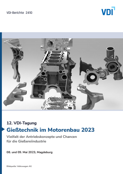 Cover des Buchs: Gießtechnik im Motorenbau 2023