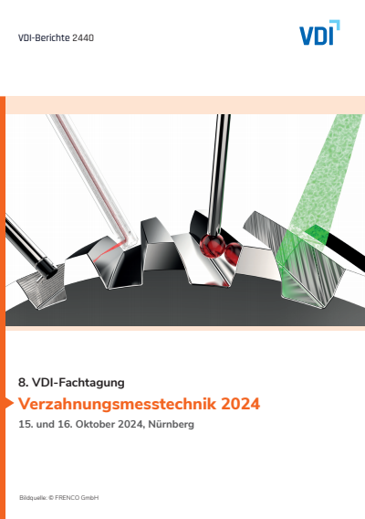 Cover des Buchs: Verzahnungsmesstechnik 2024