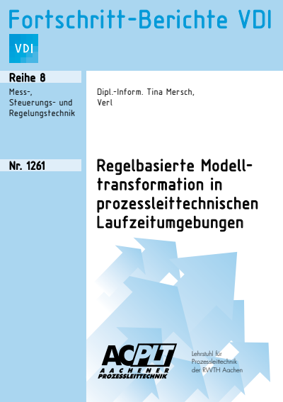 Cover des Buchs: Regelbasierte Modelltransformation in prozessleittechnischen Laufzeitumgebungen