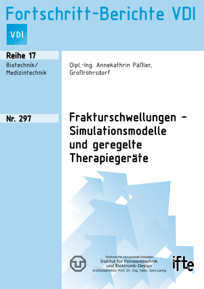 Cover des Buchs: Frakturschwellungen – Simulationsmodelle und geregelte Therapiegeräte
