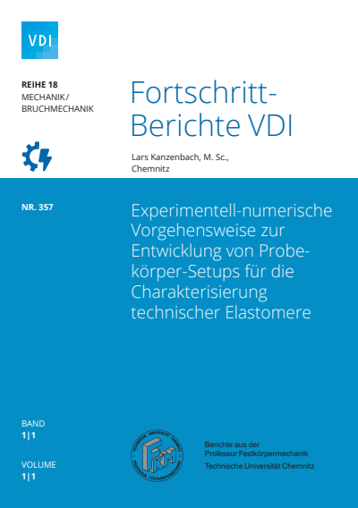 Cover des Buchs: Experimentell-numerische Vorgehensweise zur Entwicklung von Probekörper-Setups für die Charakterisierung technischer Elastomere