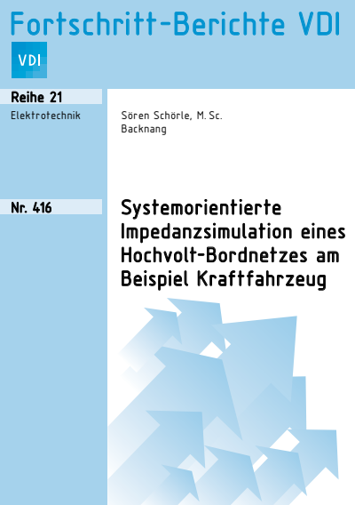 Cover des Buchs: Systemorientierte Impedanzsimulation eines Hochvolt-Bordnetzes am Beispiel Kraftfahrzeug