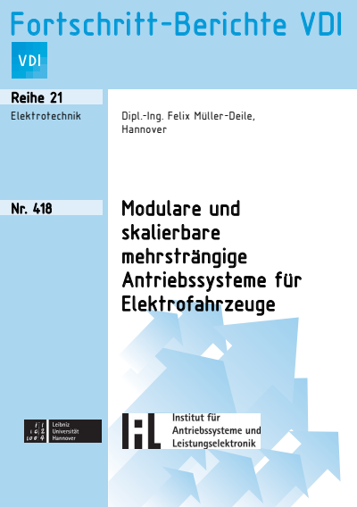 Cover des Buchs: Modulare und skalierbare mehrsträngige Antriebssysteme für Elektrofahrzeuge