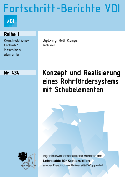 Cover des Buchs: Konzept und Realisierung eines Rohrfördersystems mit Schubelementen