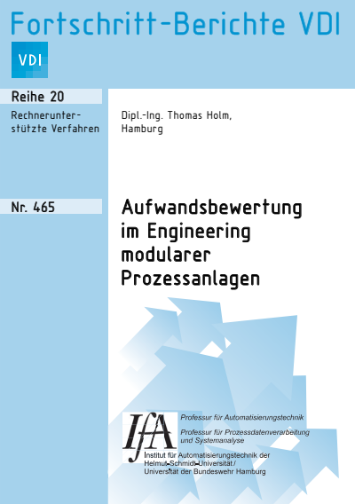 Cover des Buchs: Aufwandsbewertung im Engineering modularer Prozessanlagen