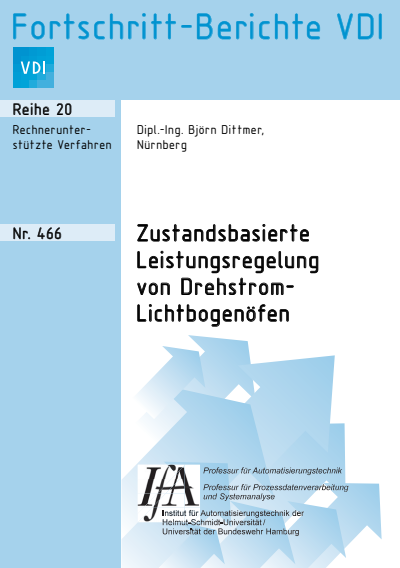 Cover des Buchs: Zustandsbasierte Leistungsregelung von Drehstrom-Lichtbogenöfen
