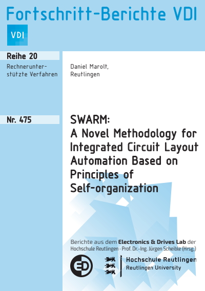 Cover des Buchs: SWARM: A Novel Methodology for Integrated Circuit Layout Automation Based on Principles of Self-organization
