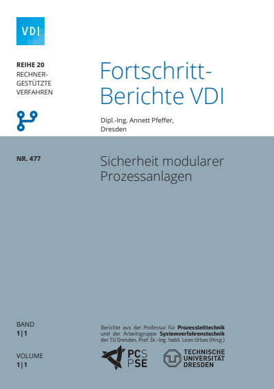 Cover des Buchs: Sicherheit modularer Prozessanlagen