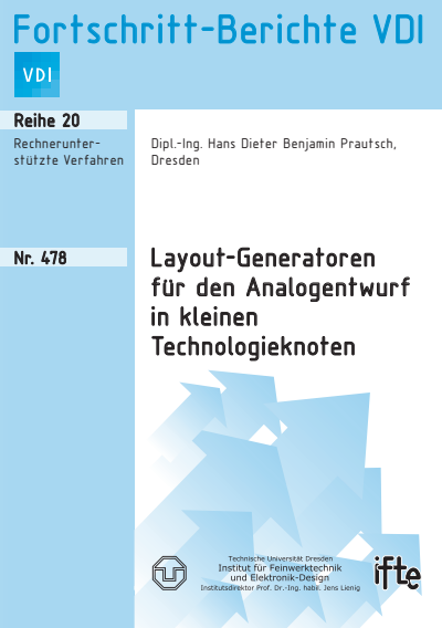 Cover des Buchs: Layout-Generatoren für den Analogentwurf in kleinen Technologieknoten