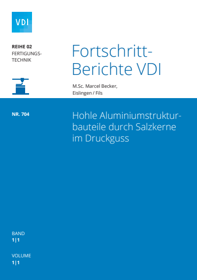 Cover des Buchs: Hohle Aluminiumstrukturbauteile durch Salzkerne im Druckguss