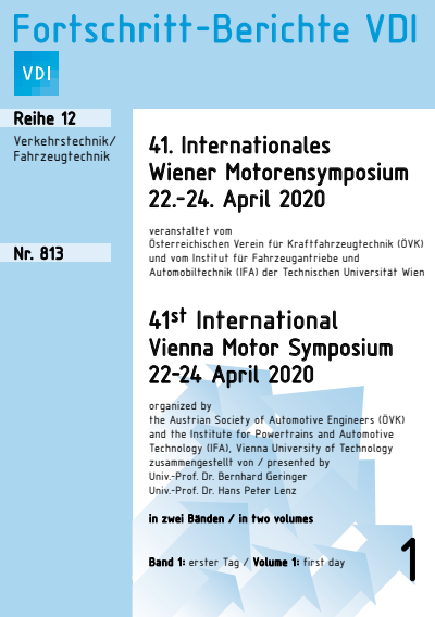 Cover des Buchs: 41. Internationales Wiener Motorensymposium 22.-24. April 2020