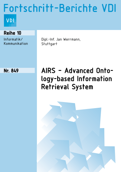 Cover des Buchs: AIRS – Advanced Ontology-based Information Retrieval System