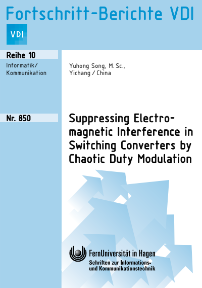 Cover des Buchs: Suppressing Electromagnetic Interference in Switching Converters by Chaotic Duty Modulation
