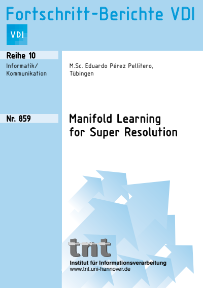 Cover des Buchs: Manifold Learning for Super Resolution