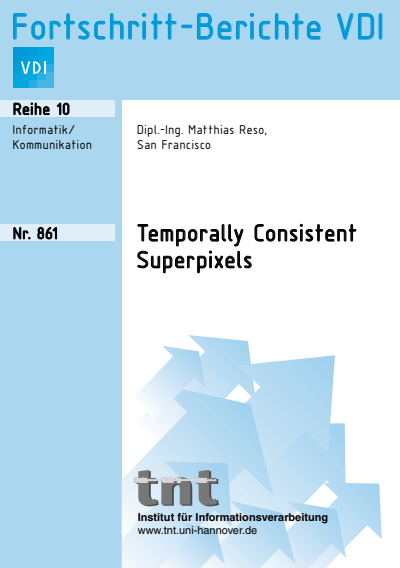 Cover des Buchs: Temporally Consistent Superpixels