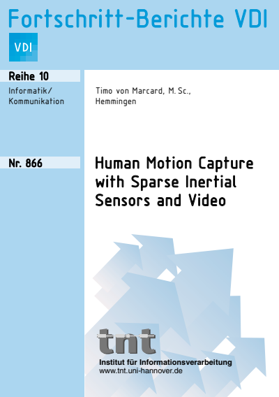 Cover des Buchs: Human Motion Capture with Sparse Inertial Sensors and Video