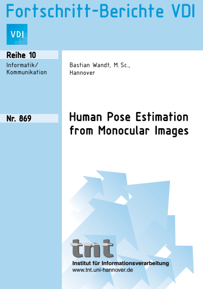 Cover des Buchs: Human Pose Estimation from Monocular Images