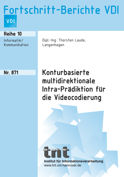 Cover des Buchs: Konturbasierte multidirektionale Intra-Prädiktion für die Videocodierung