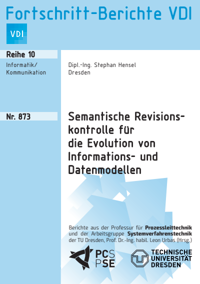 Cover des Buchs: Semantische Revisionskontrolle für die Evolution von Informations- und Datenmodellen