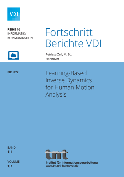 Cover des Buchs: Learning-Based Inverse Dynamics for Human Motion Analysis