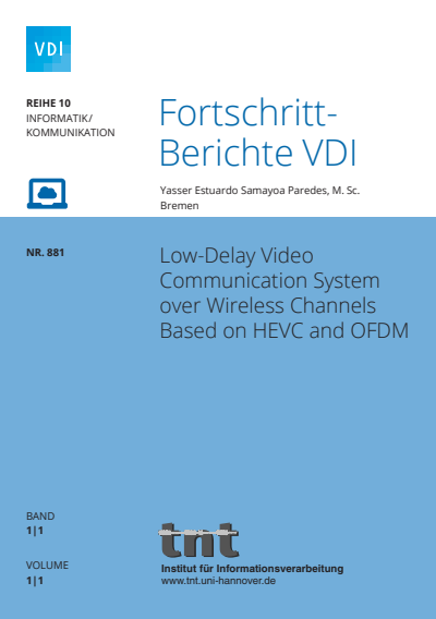Cover des Buchs: Low-Delay Video Communication System over Wireless Channels Based on HEVC and OFDM