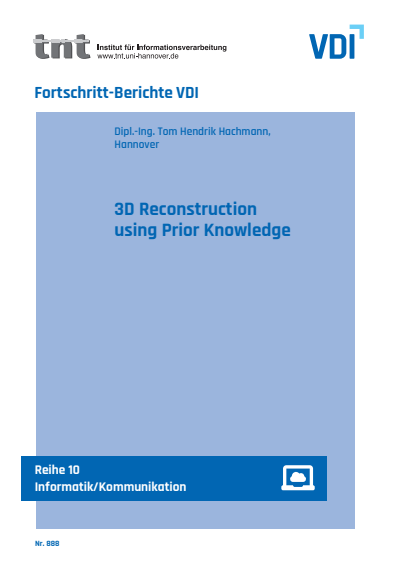 Cover des Buchs: 3D Reconstruction using Prior Knowledge
