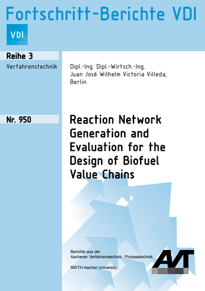 Cover des Buchs: Reaction Network Generation and Evaluation for the Design of Biofuel Value Chains