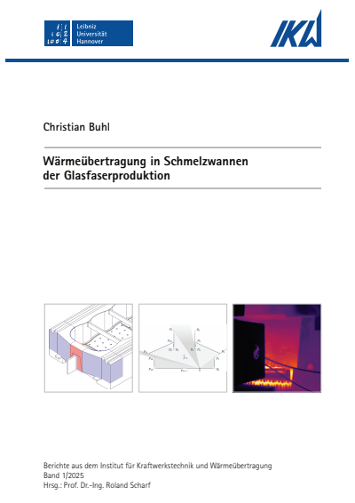 Cover des Buchs: Wärmeübertragung in Schmelzwannen der Glasfaserproduktion